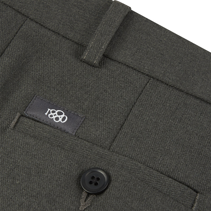 A close up photo of the 1880 Boy's College Grey School Trouser