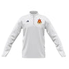 A photo of the Elm Park Mens Ent 22 MTO 1/4 Zip Midlayer in White. Front view.