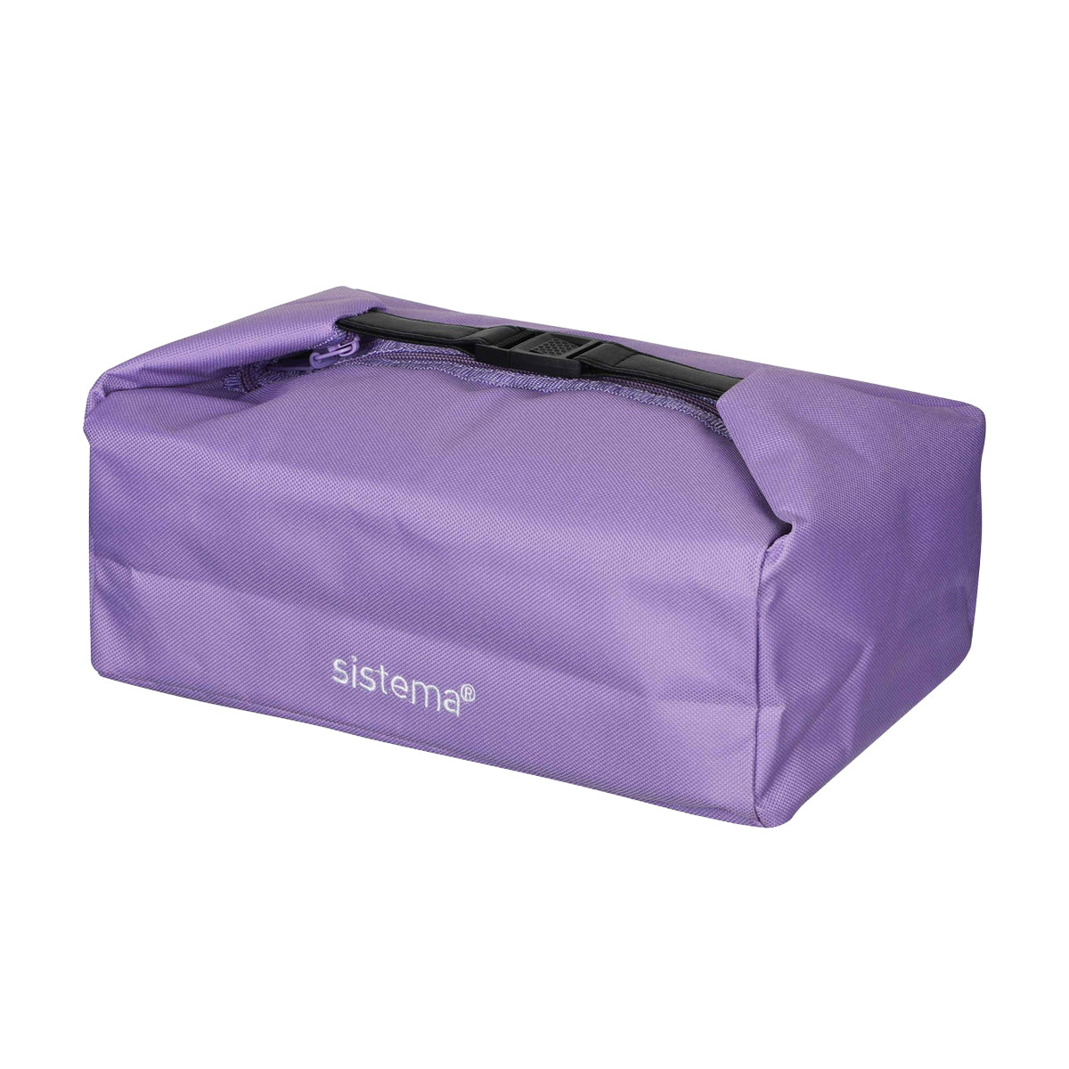 A photo of the Sistema Bento Lunch Bag in colour Purple.