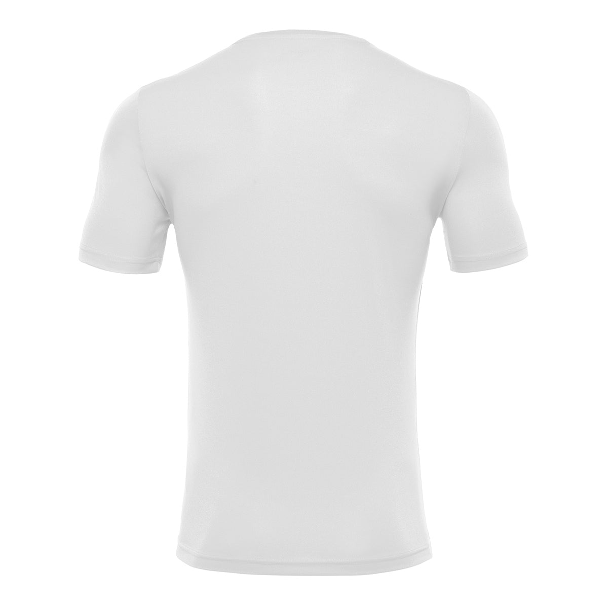 A photo of the Celbridge Tennis Club 'Rigel Hero' T-Shirt in White, with club crest on left chest. Back view.