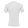 A photo of the Celbridge Tennis Club 'Rigel Hero' T-Shirt in White, with club crest on left chest. Back view.
