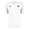 A photo of the Celbridge Tennis Club Ladies Ariel Matchday Shirt in White with club crest on left chest.