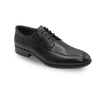 A photo of the Dubarry Derby formal school shoe in Black. Photo shows single shoes side profile.