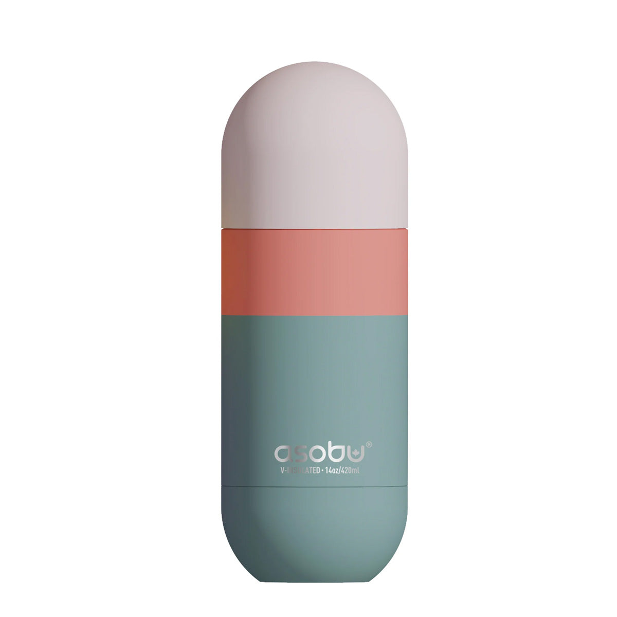 A photo of the Asobu Orb Water Bottle in Pastel Green.