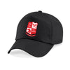 A photo of the Mitchelstown Tennis Club Baseball Cap in Black with Club Crest front center.