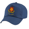 A photo of the Elm Park Tennis Club Baseball Cap in Navy with Club Crest front center.