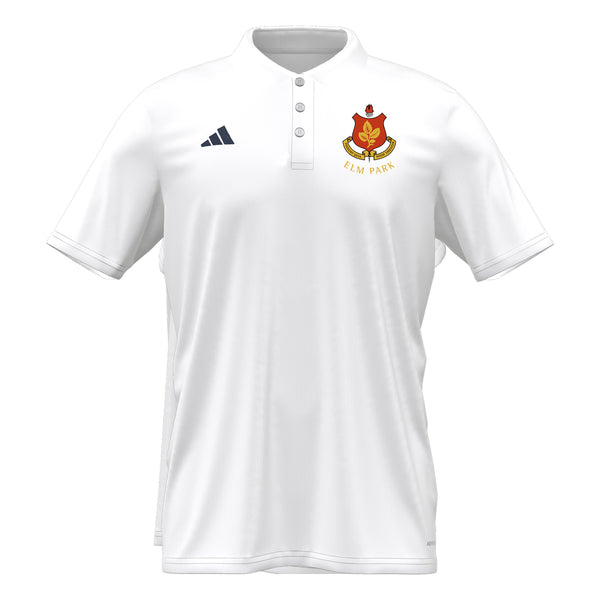 A photo of the Elm Park Mens MTO Jersey in White. Front view.