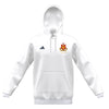 A photo of the Elm Park Adidas Entrada 22 MTO Hoody in White, front view.