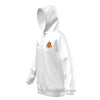 A photo of the Elm Park Adidas Entrada 22 MTO Hoody in White, side view.