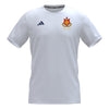 A photo of the Elm Park Mens Adi Zero MTO Jersey in White. Front view.