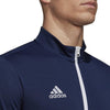 A photo of a model wearing the Elm Park Mens Entrada 22 Full Zip Jacket in Navy.