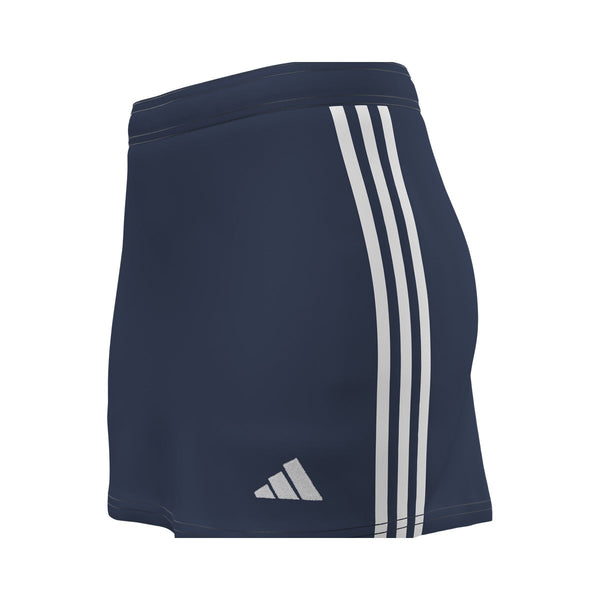 A photo of the Elm Park Entrada 22 Skort in Navy. Side Shot.