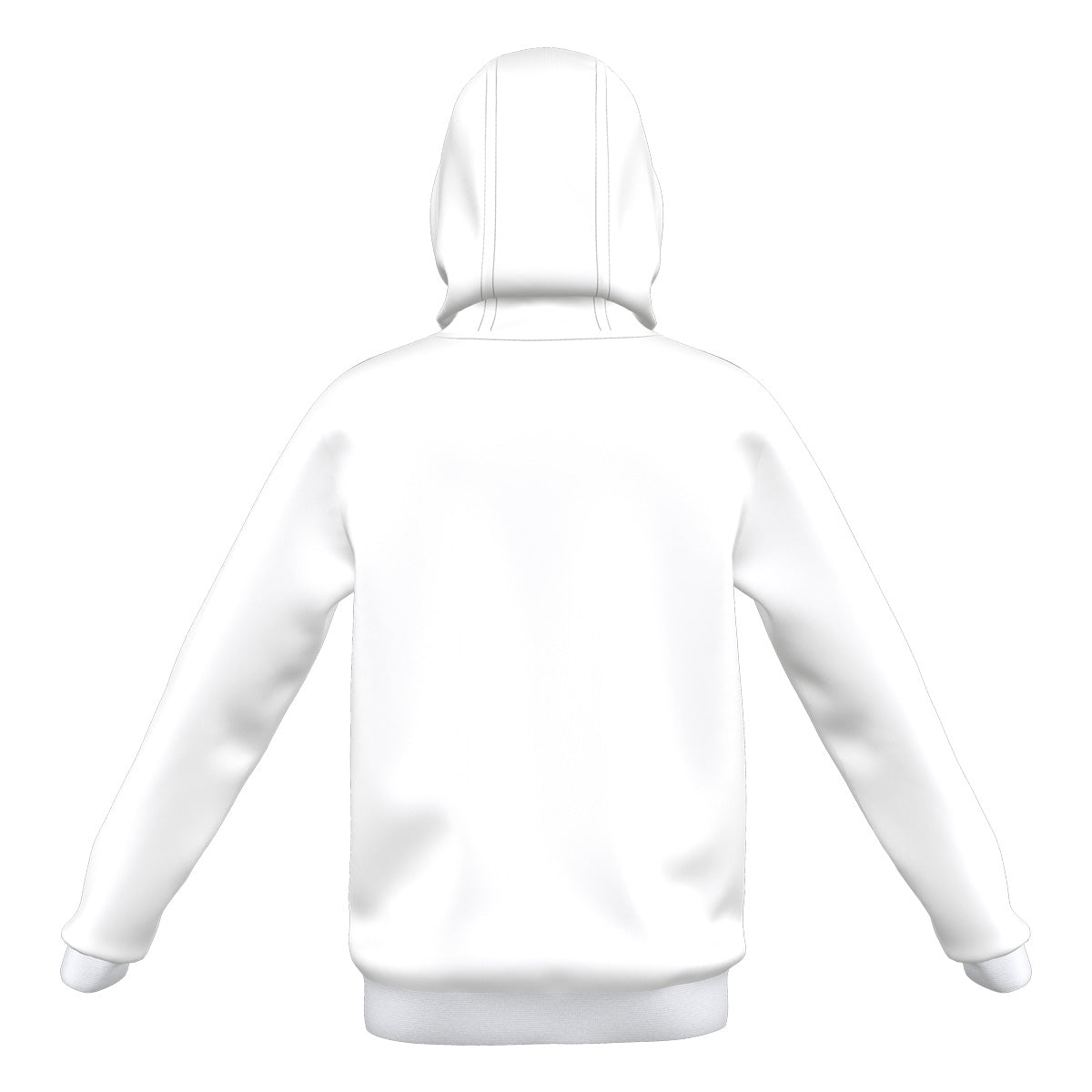 A photo of the Elm Park Adidas Entrada 22 MTO Hoody in White, rear view.
