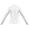 A photo of the Elm Park Ladies Ent 22 MTO 1/4 Zip Top in White. Rear View.