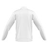 A photo of the Elm Park Mens Ent 22 MTO 1/4 Zip Midlayer in White. Rear view.