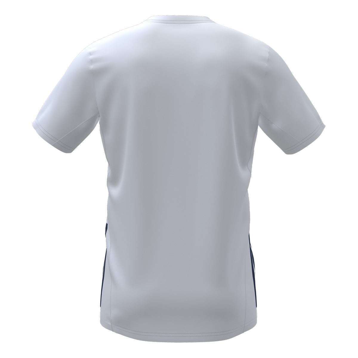 A photo of the Elm Park Mens Adi Zero MTO Jersey in White. Rear view.