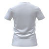 A photo of the Elm Park Ladies Adi Zero MTO Tee in White. Rear View.