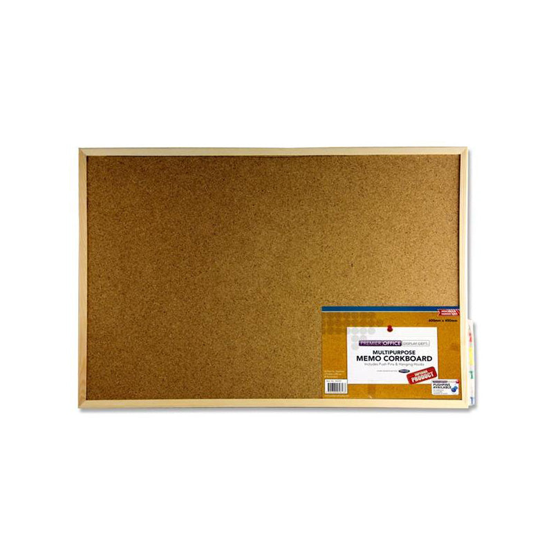 Premier Office Memo Cork Notice Board