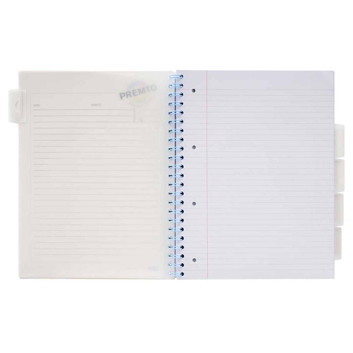 Premto Pastel A4 250pg Subject Wiro Project Book