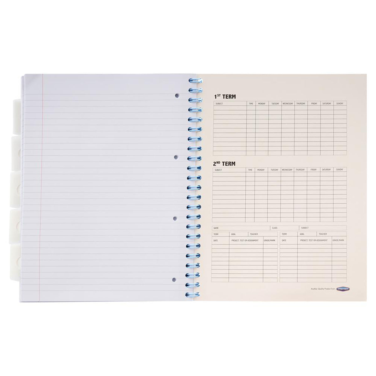 Premto Pastel A4 250pg Subject Wiro Project Book