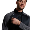 Photo of model wearing Canterbury Elite 1/4 Zip Top in Black