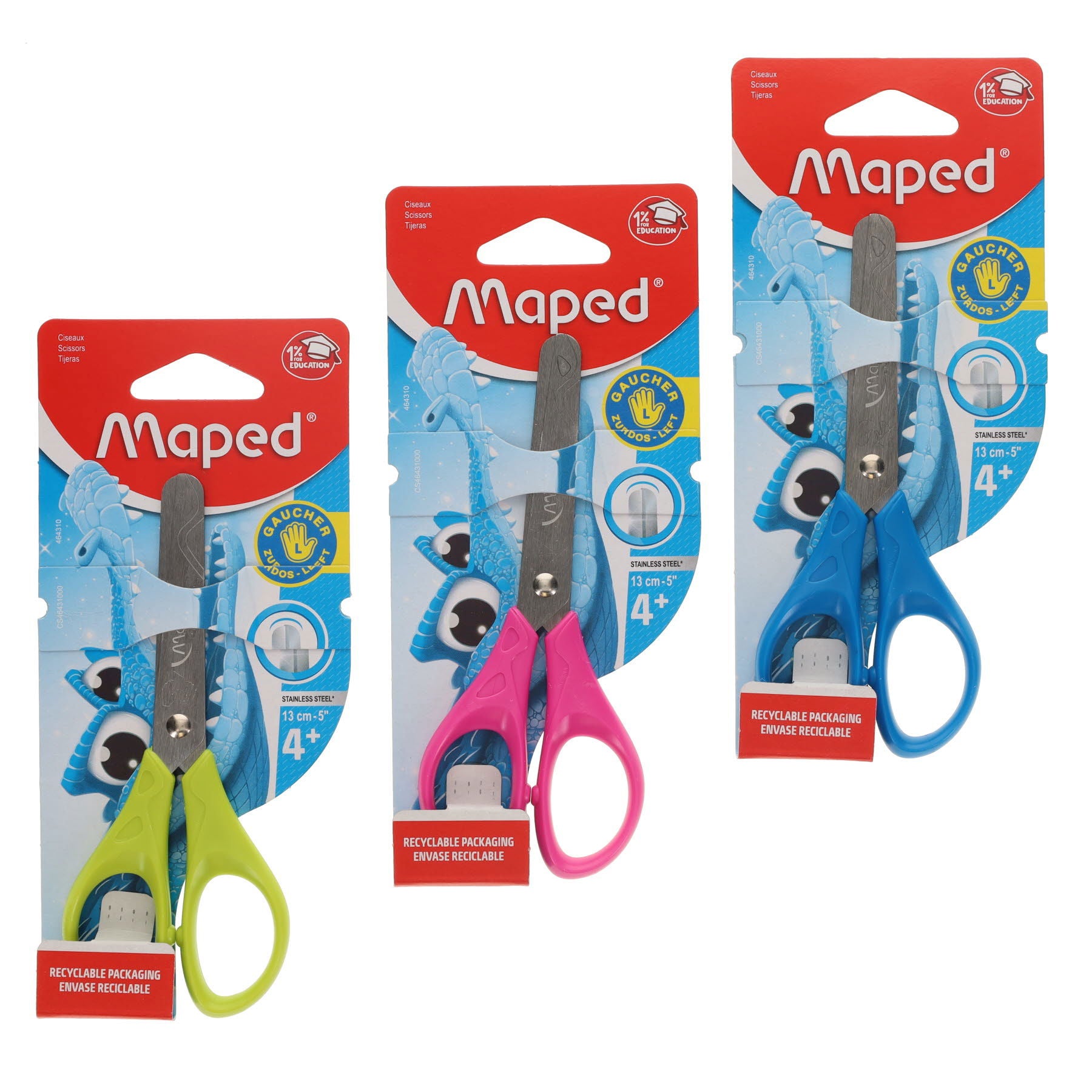 Maped Essentials Soft Grip Scissors - Left Handed
