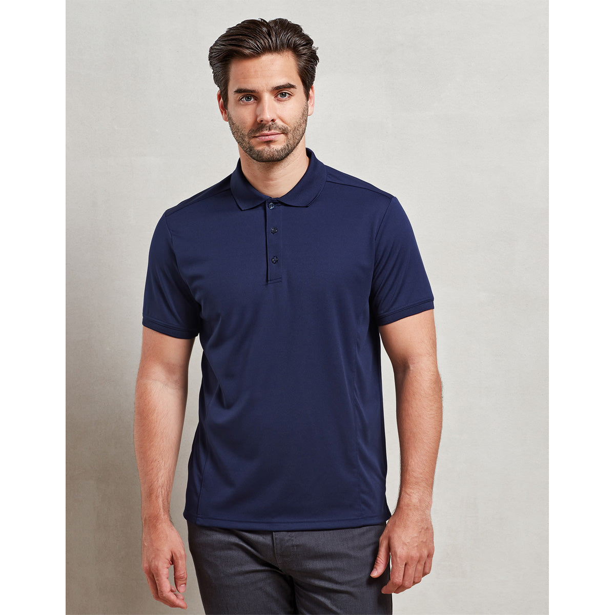 Mens Coolchecker Pique Polo