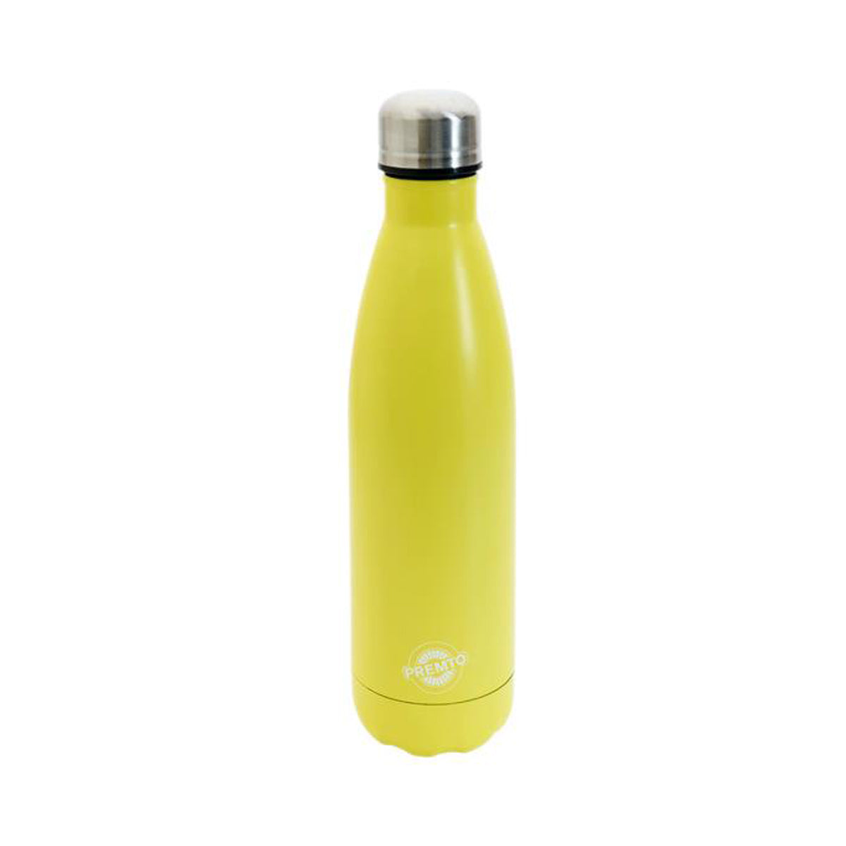 A photo of the Pastel 500ml Stainless Steel Water Bottle in Primrose.