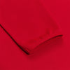 Photo of the Canterbury Womens Club 1/4 Zip Mid Layer Training Top in Red, close up of sleeve detail