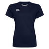 Canterbury Club Dry Tee Female Navy Front