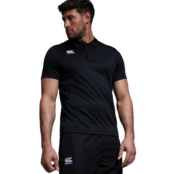Canterbury Mens Club Dry Polo Black