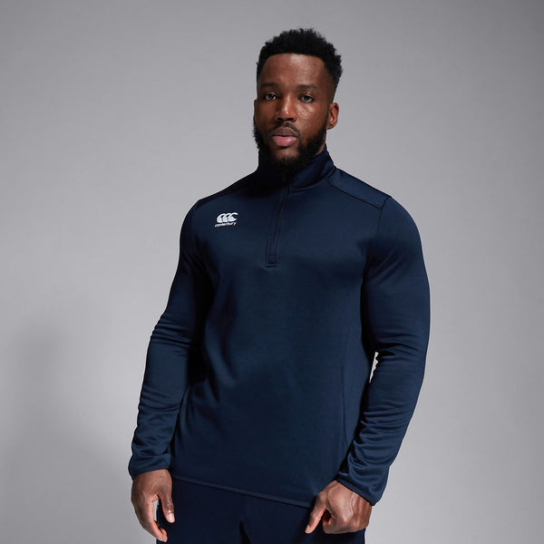 Canterbury Club 1/4 Zip Mid Layer Training Top Navy