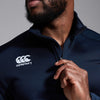 Canterbury Club 1/4 Zip Mid Layer Training Top Navy