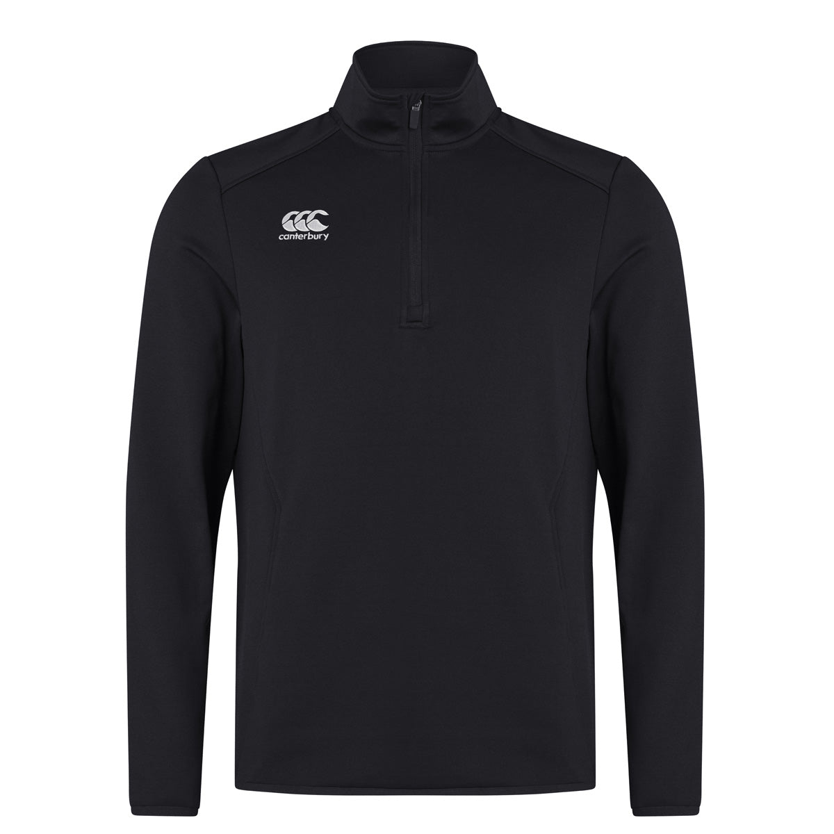 Canterbury Club 1/4 Zip Mid Layer Training Top Black