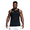 Model wearing Canterbury Club Dry Singlet in Black