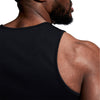 Rear Shoulder photo of model wearing Canterbury Club Dry Singlet in Black