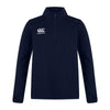Canterbury Junior Club 1/4 Zip Mid Layer Training Top Navy