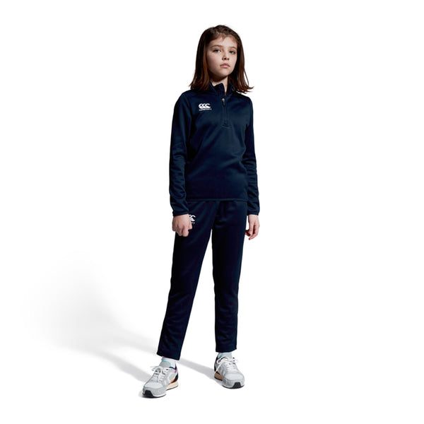 Canterbury Junior Club 1/4 Zip Mid Layer Training Top Navy