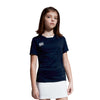 Photo of model wearing the Canterbury Club Dry Tee Junior Navy