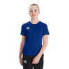 Photo of model wearing the Canterbury Club Dry Tee Junior Blue