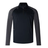 Canterbury Elite 1/4 Zip Top in Black front view