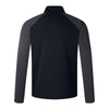 Canterbury Elite 1/4 Zip Top in Black, back view