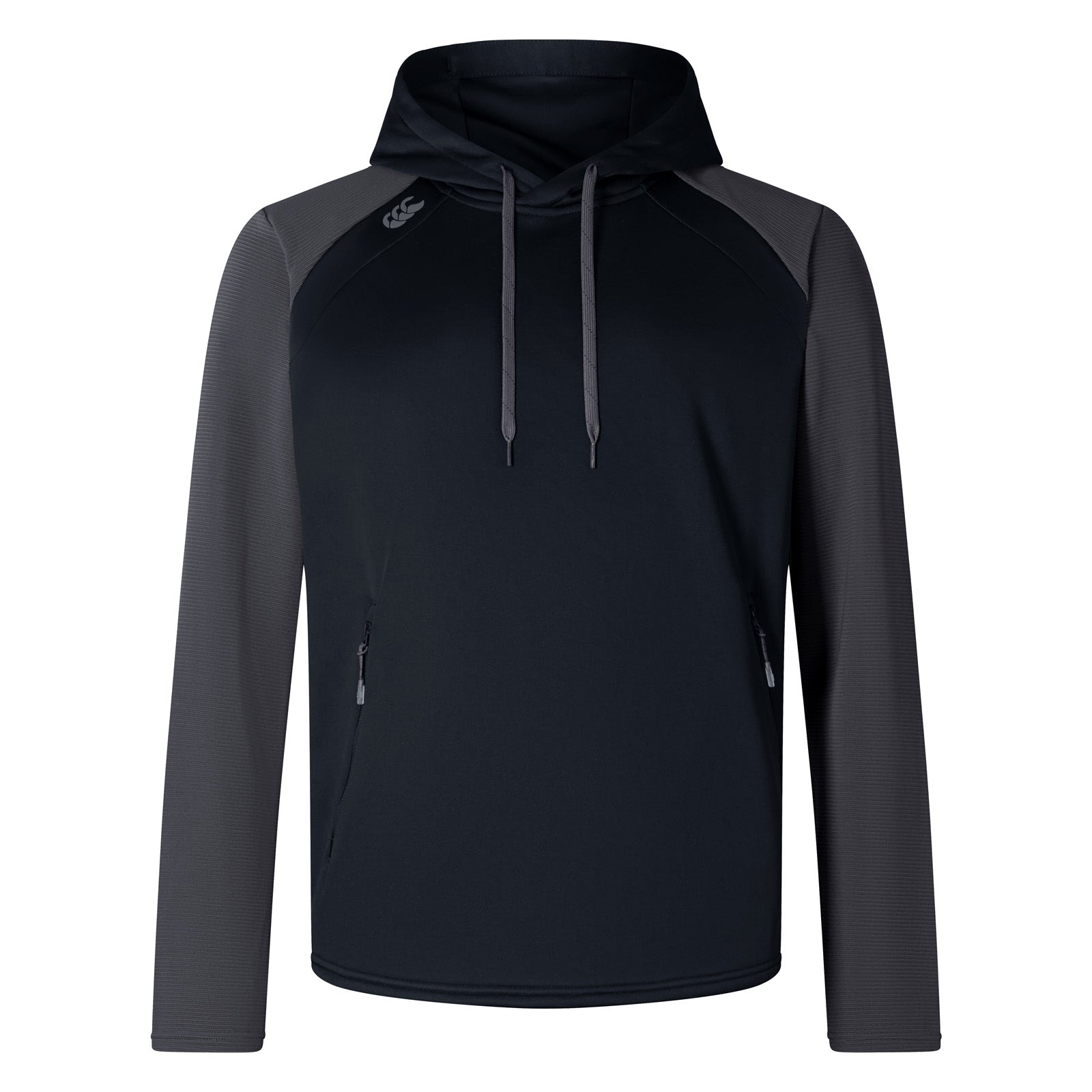 Photo of the Canterbury Elite Training Hoody Black, front