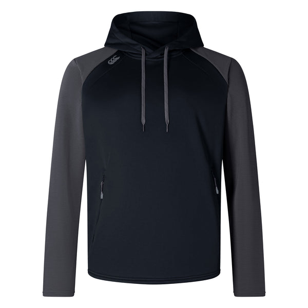Photo of the Canterbury Elite Training Hoody Black, front