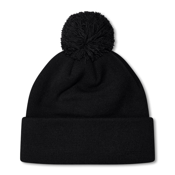 Canterbury Club Bobble Hat Black
