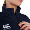 Canterbury Womens Club 1/4 Zip Mid Layer Training Top Navy
