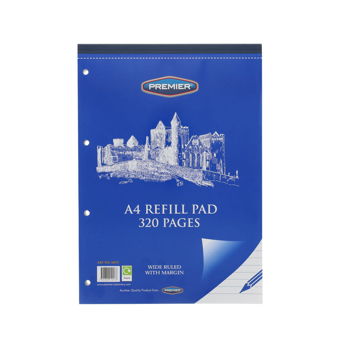 Premier A4 320pg Refill Pad  Top