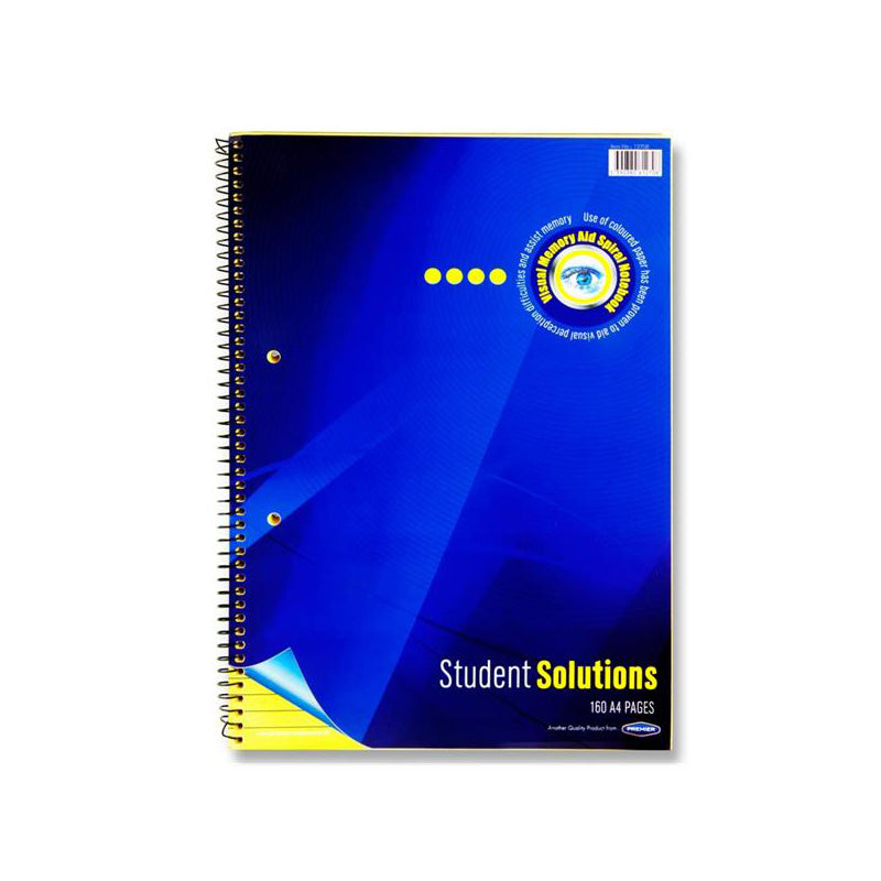 Student Solutions 160pg Visual Memory Aid Spiral