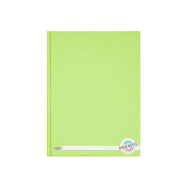 Premto A4 160pg Hardcover NotebookÃ‚Â (Asstd. Colours)