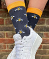 Swole Panda Bumblebee Bamboo Sock
